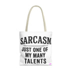 Sarcasm Tote Bag - Quirky Design, Fun Bag