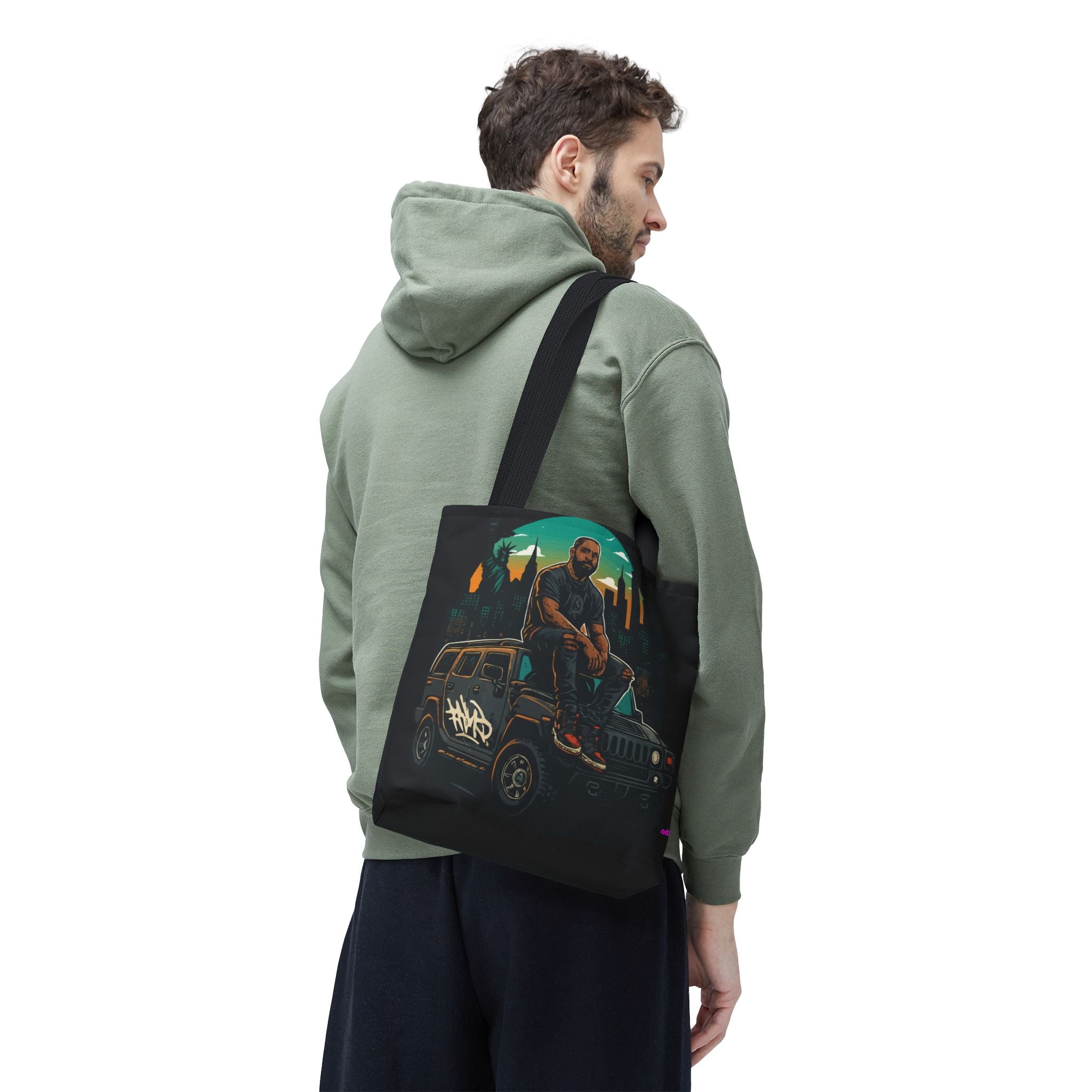 Hanging Out Tote Bag - Quirky Fun Bag