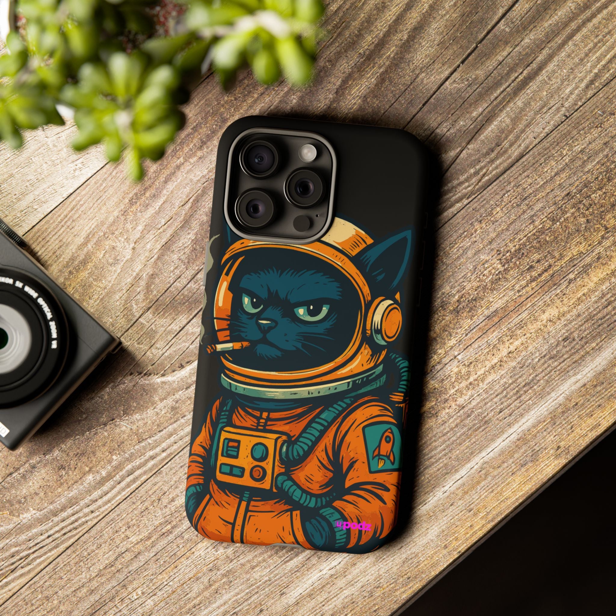 Smoking Cat Design, Tough Cases, Phone Cover