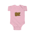 Night Owl Baby Bodysuit, Infant Outfit, Cute Baby Clothes