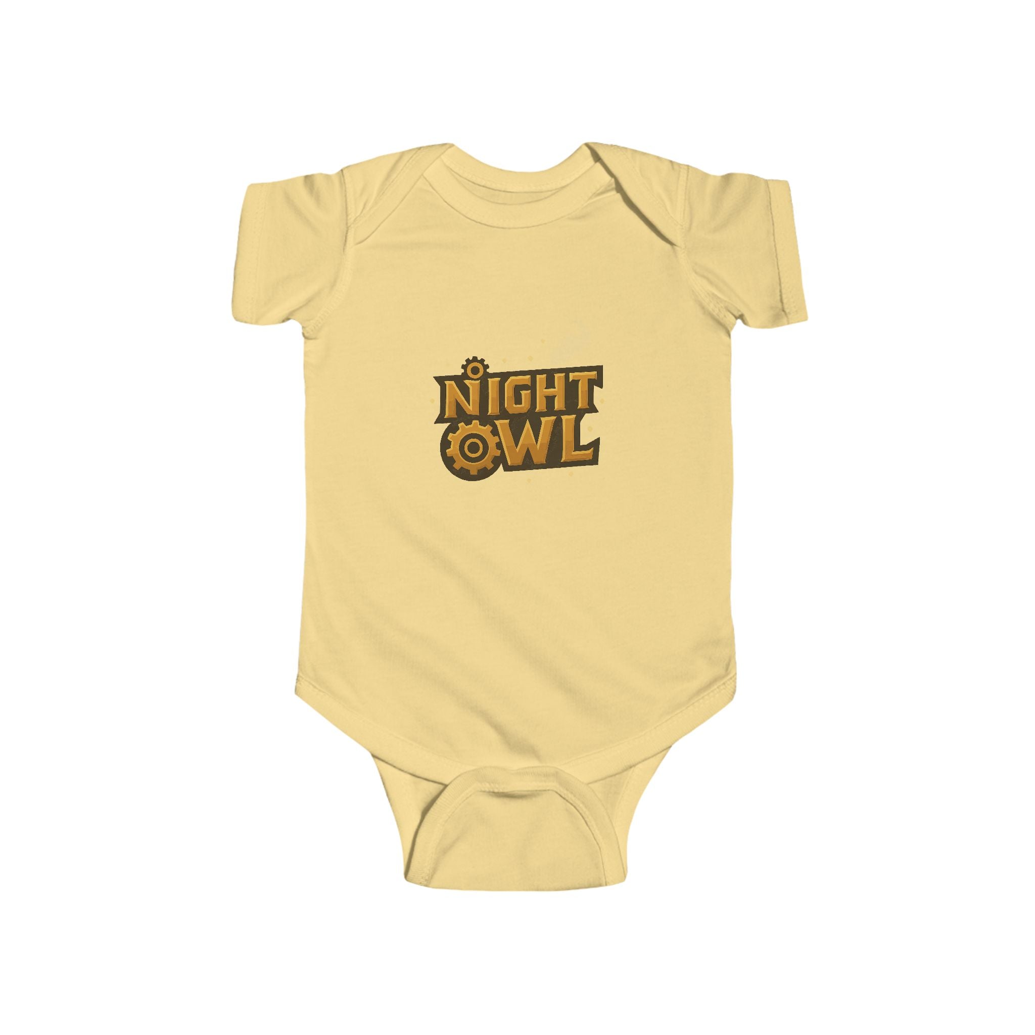 Night Owl Baby Bodysuit, Infant Outfit, Cute Baby Clothes