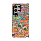 I love Sushi, White Cover Design, Tough Cases, Phone Cover