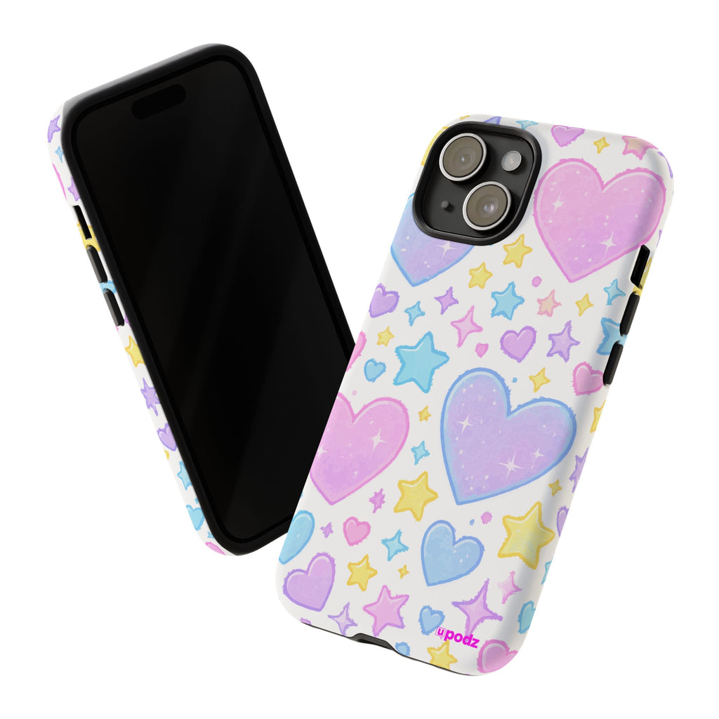 Colourful Doodle Design, Tough Cases, Phone Cover