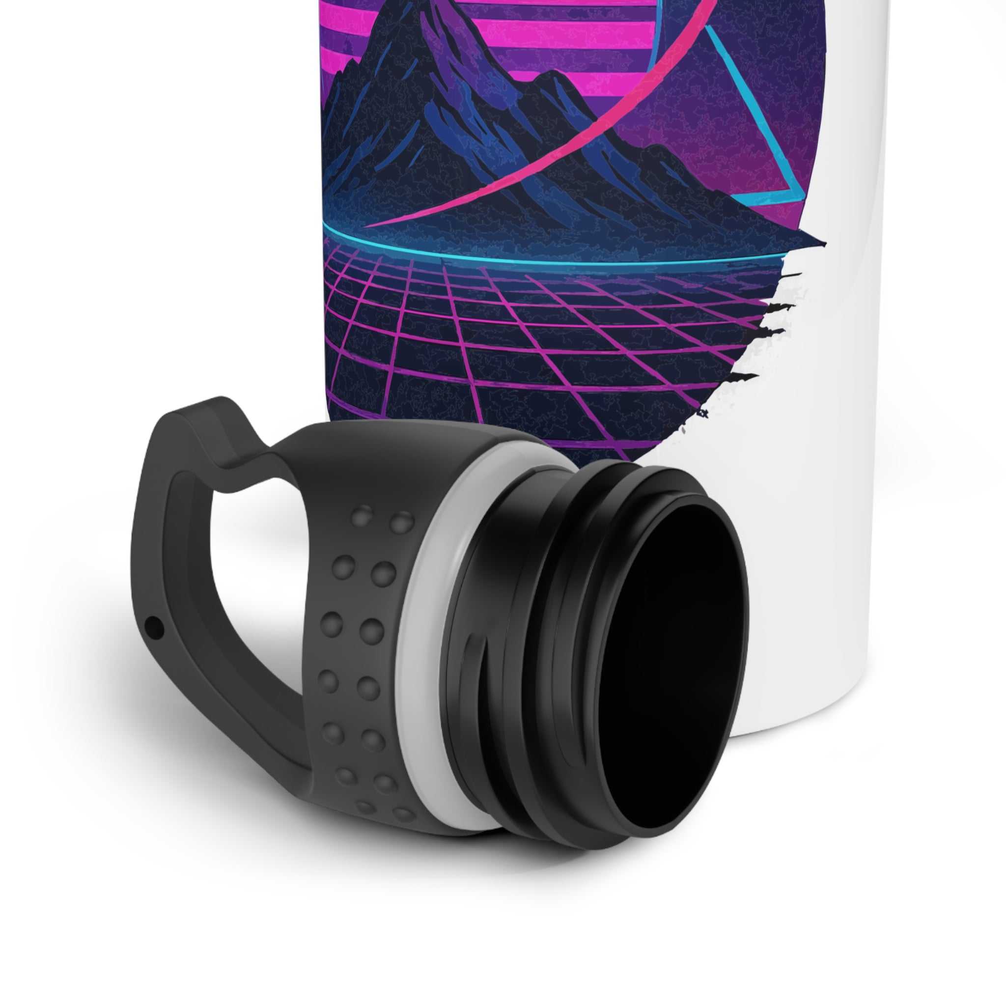 Purple Mountain - Water Bottle, Reusable Sports Hydration Flask