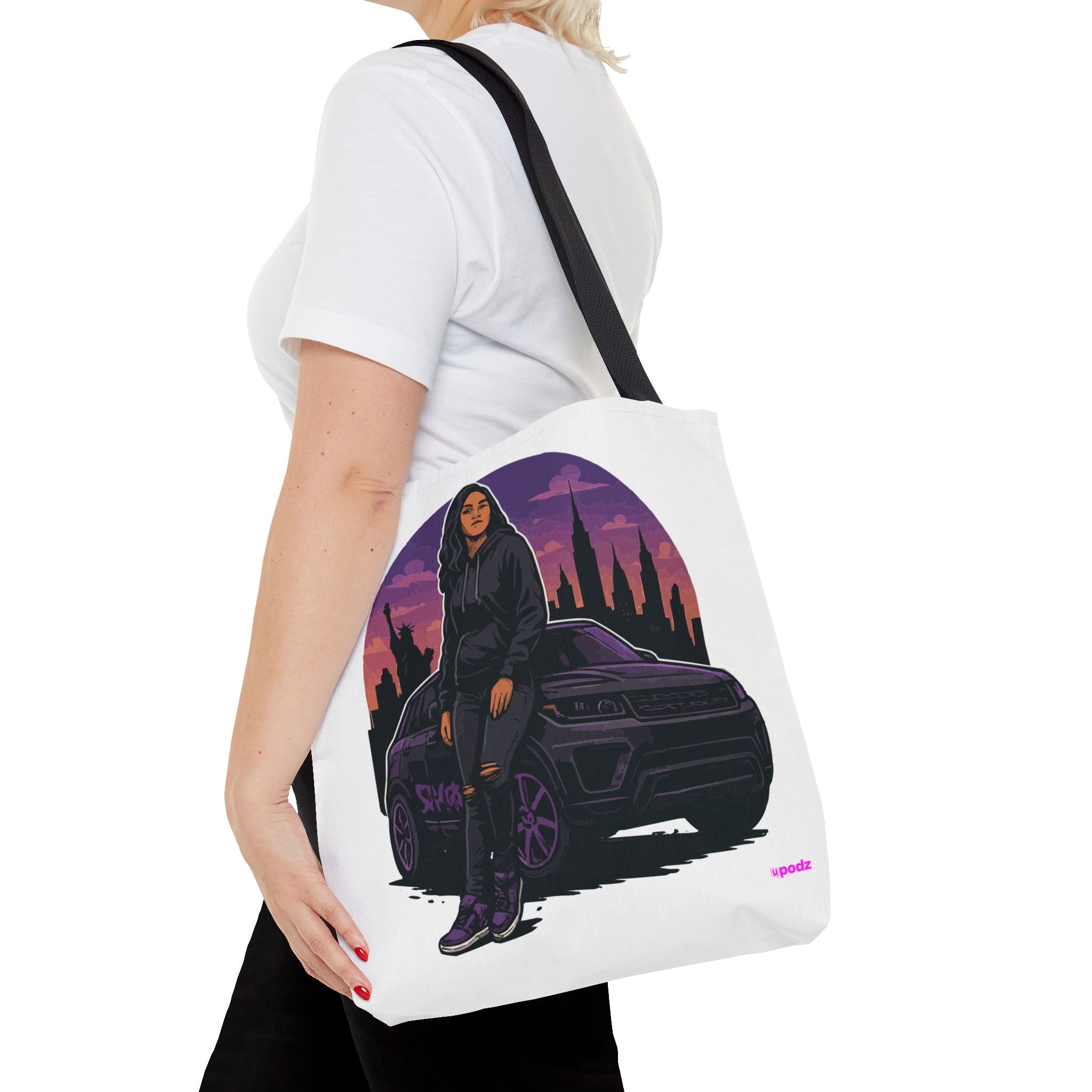 Just Cruzin Tote Bag - Quirky Fun Bag