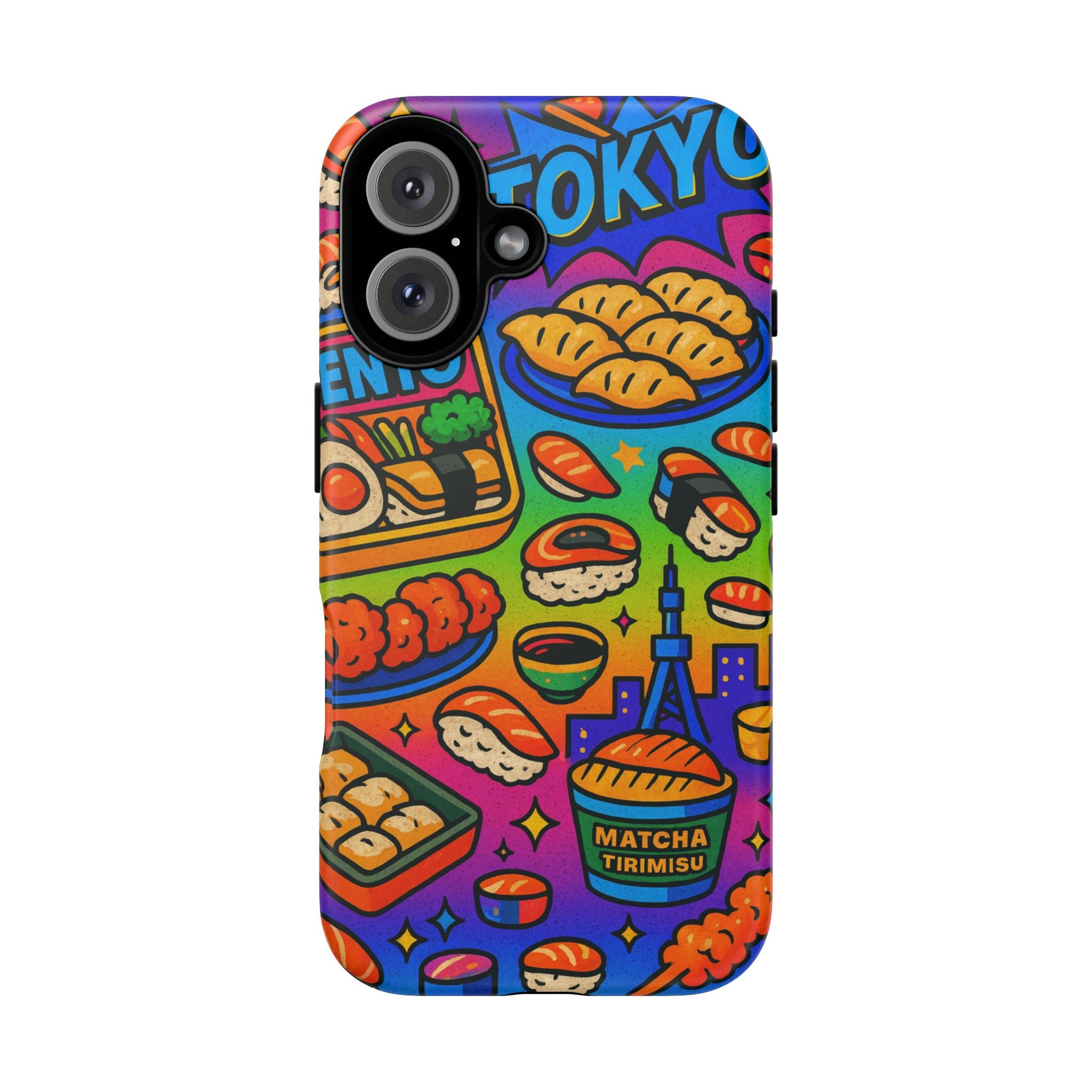 Bento Box, White Cover Design, Tough Cases, Phone Cover