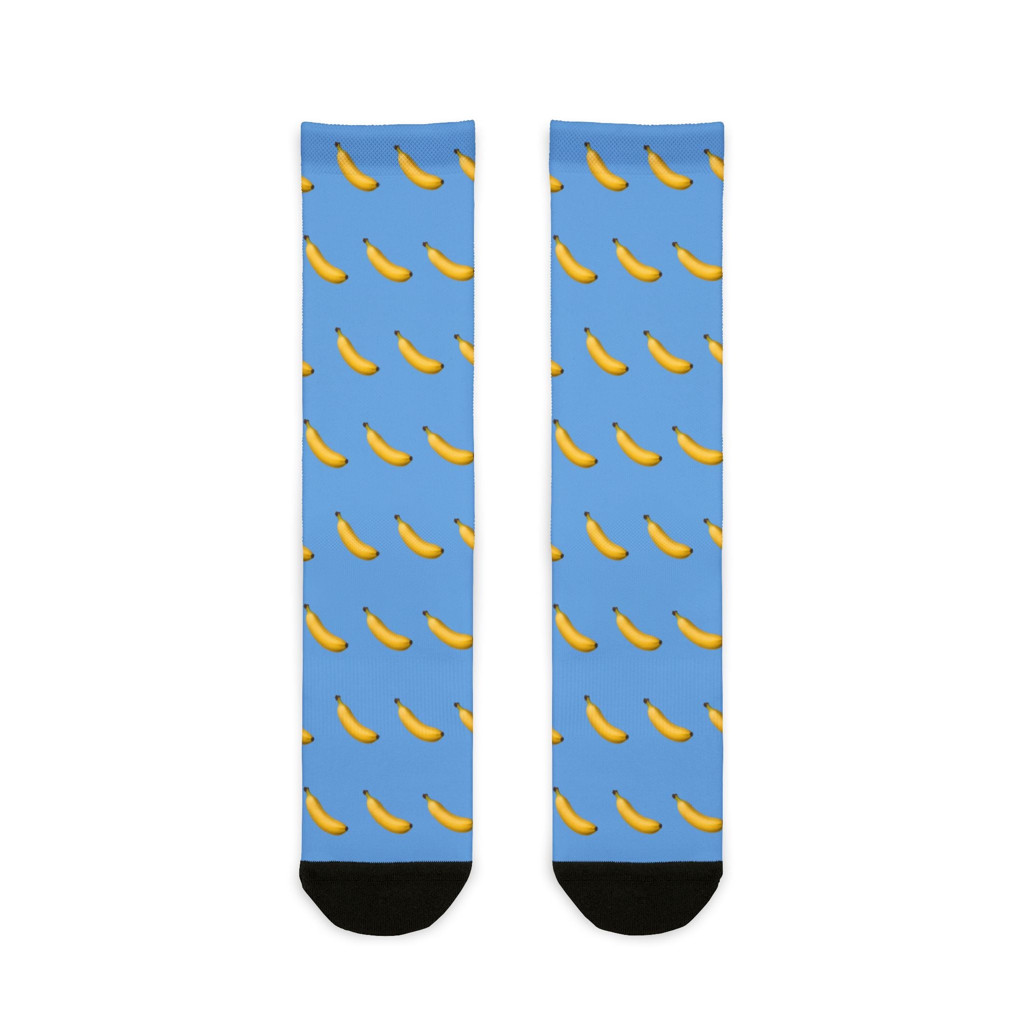 Go Bananas, Fun Funky Sublimation Crew Socks