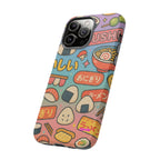 I love Sushi, White Cover Design, Tough Cases, Phone Cover
