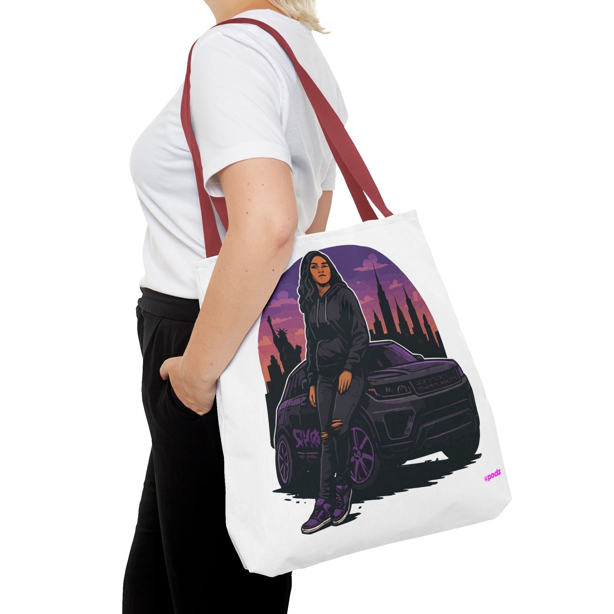 Just Cruzin Tote Bag - Quirky Fun Bag