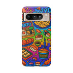 Bento Box, White Cover Design, Tough Cases, Phone Cover