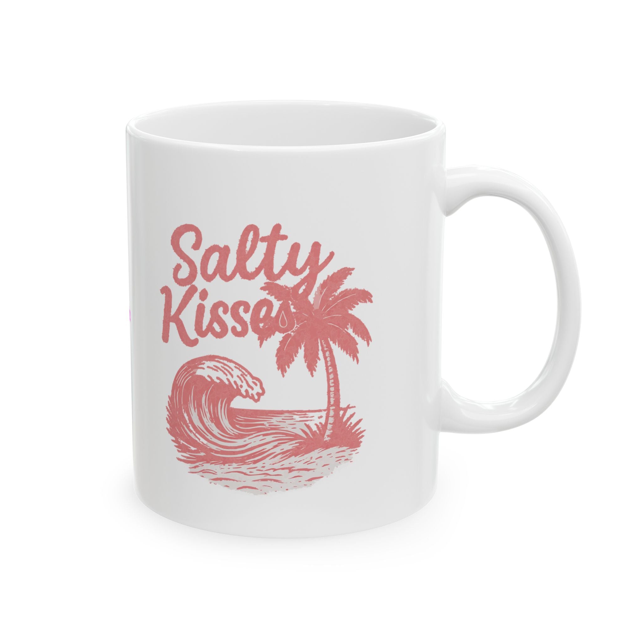 Salty Kisses Ceramic Mug |  Personalized Mug