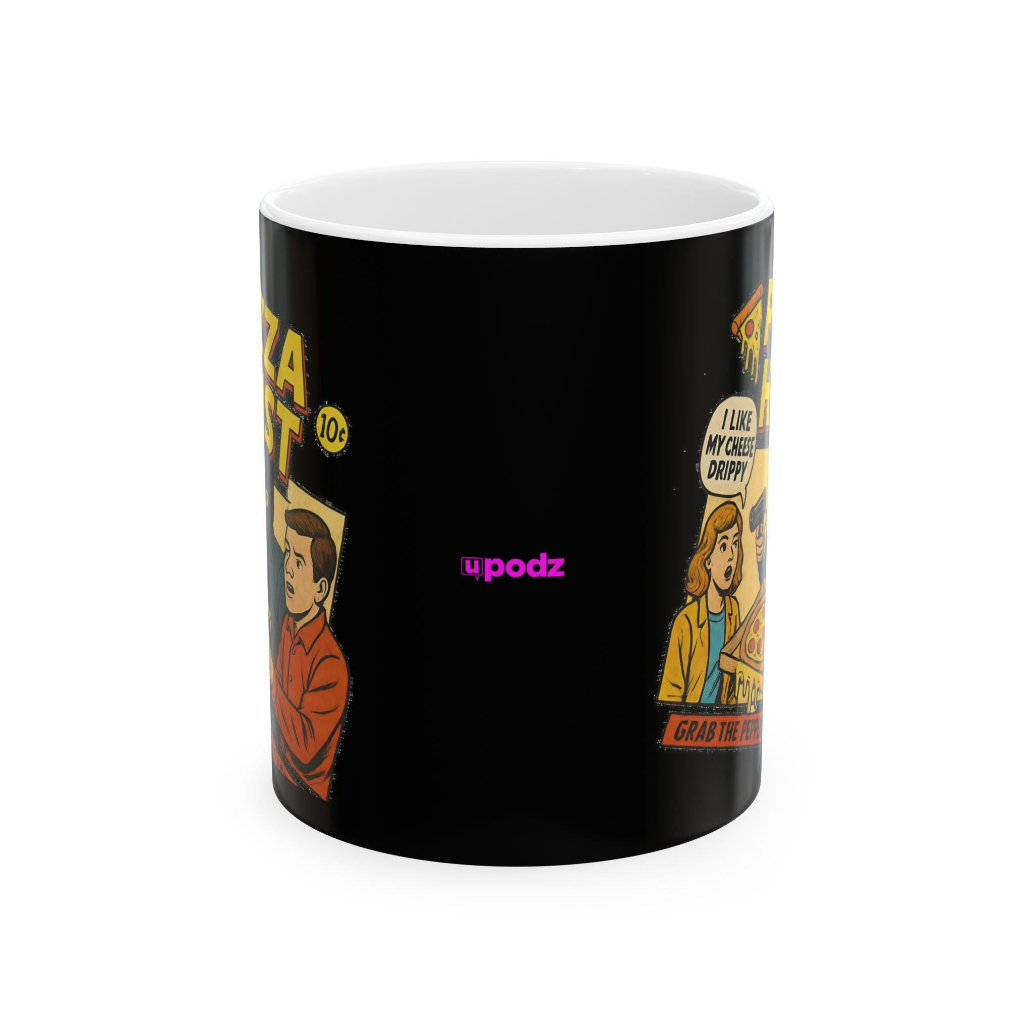 Pizza Heist Ceramic Mug |  Personalized Mug