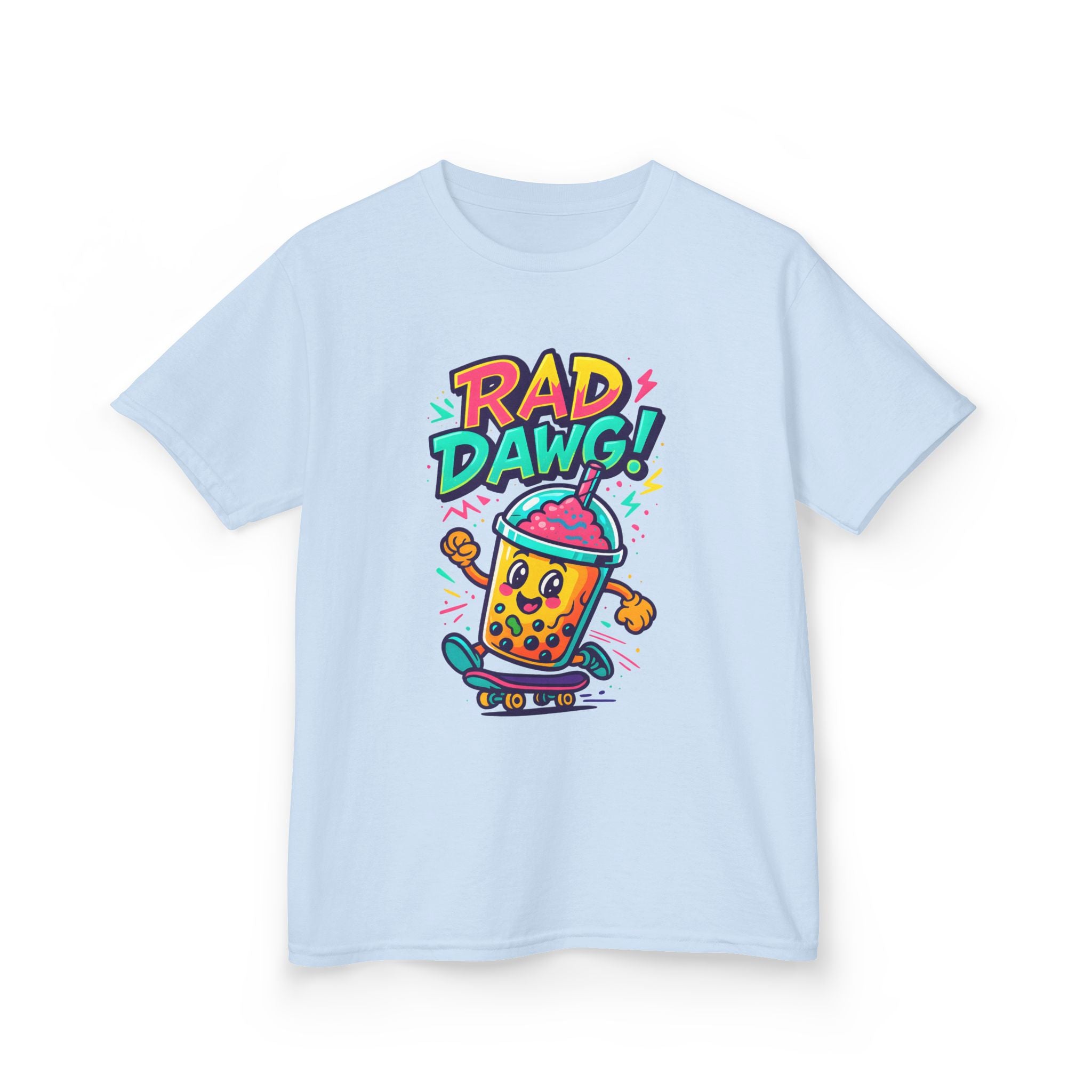 Rad Dawg Kids Tee, Fun Graphic Tee, Kids Cotton T-Shirt