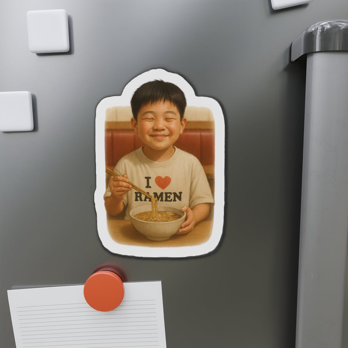 Ramen Lover Die-Cut Magnets, Fun Fridge Magnet