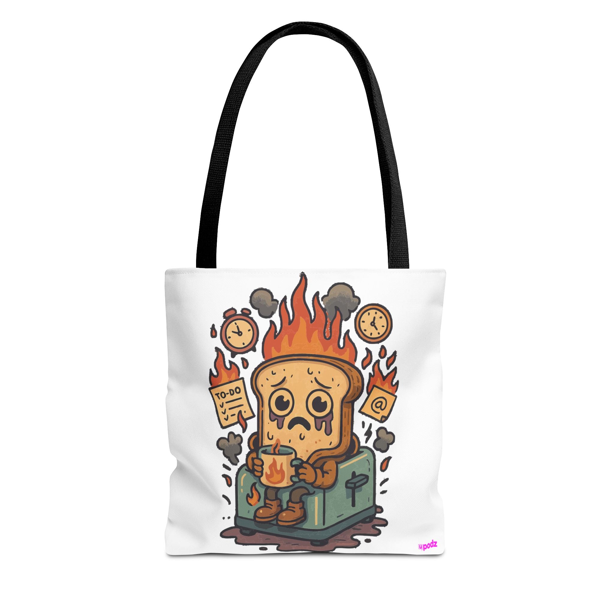 Burnt Toast Tote Bag - Quirky Fun Bag