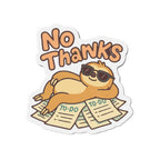 No Thanks Die-Cut Magnets | Cute Home Decor