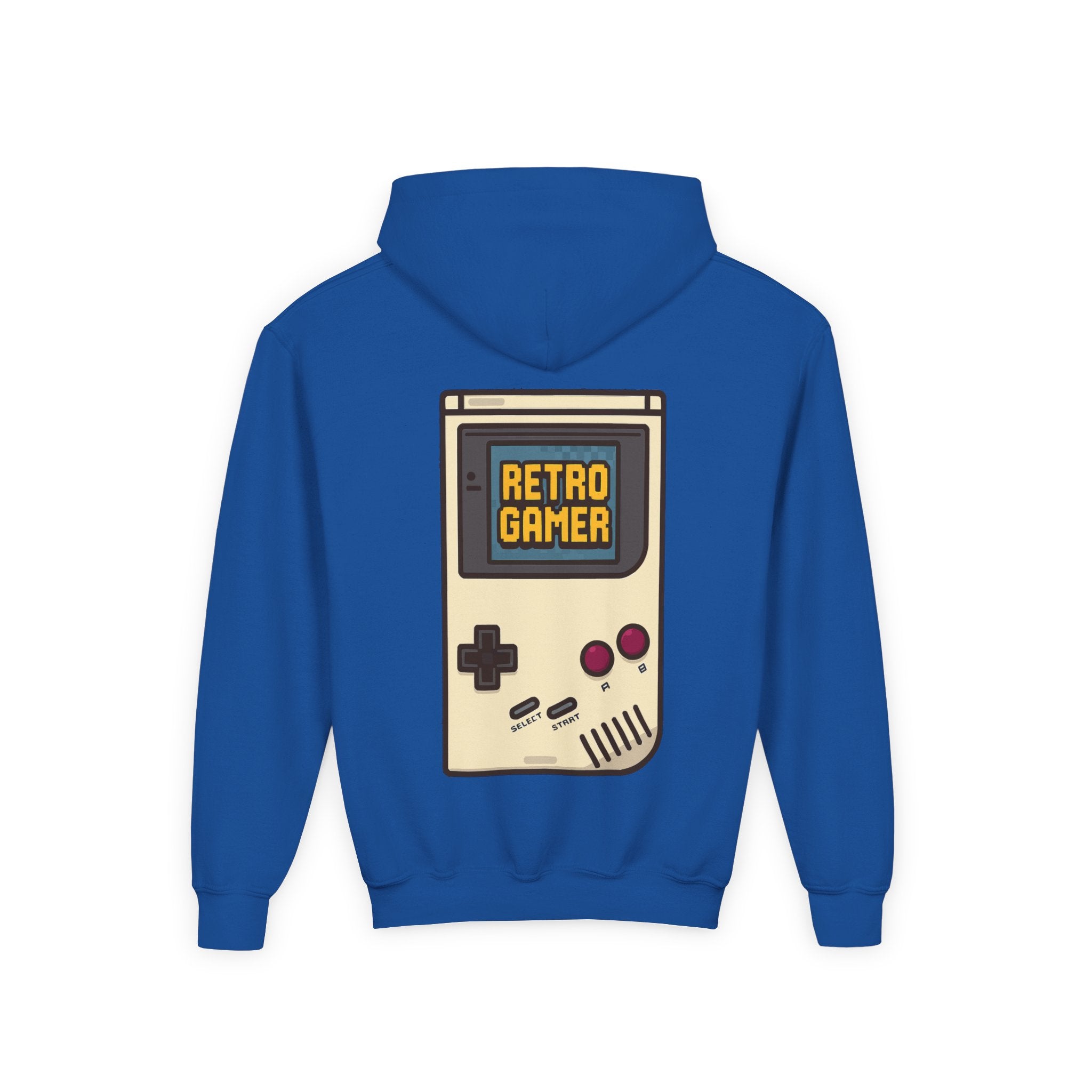 Retro Gamer Youth Hooded Sweatshirt, Casual Wear