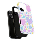 Colourful Doodle Design, Tough Cases, Phone Cover