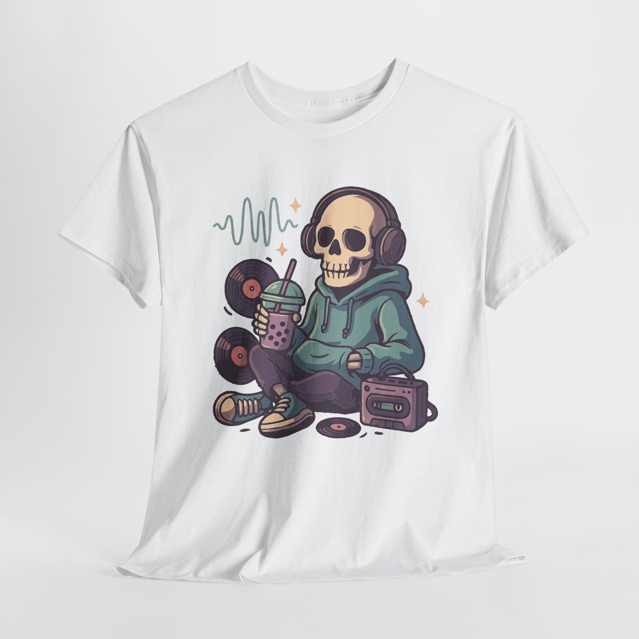 Skull Headphones T-Shirt