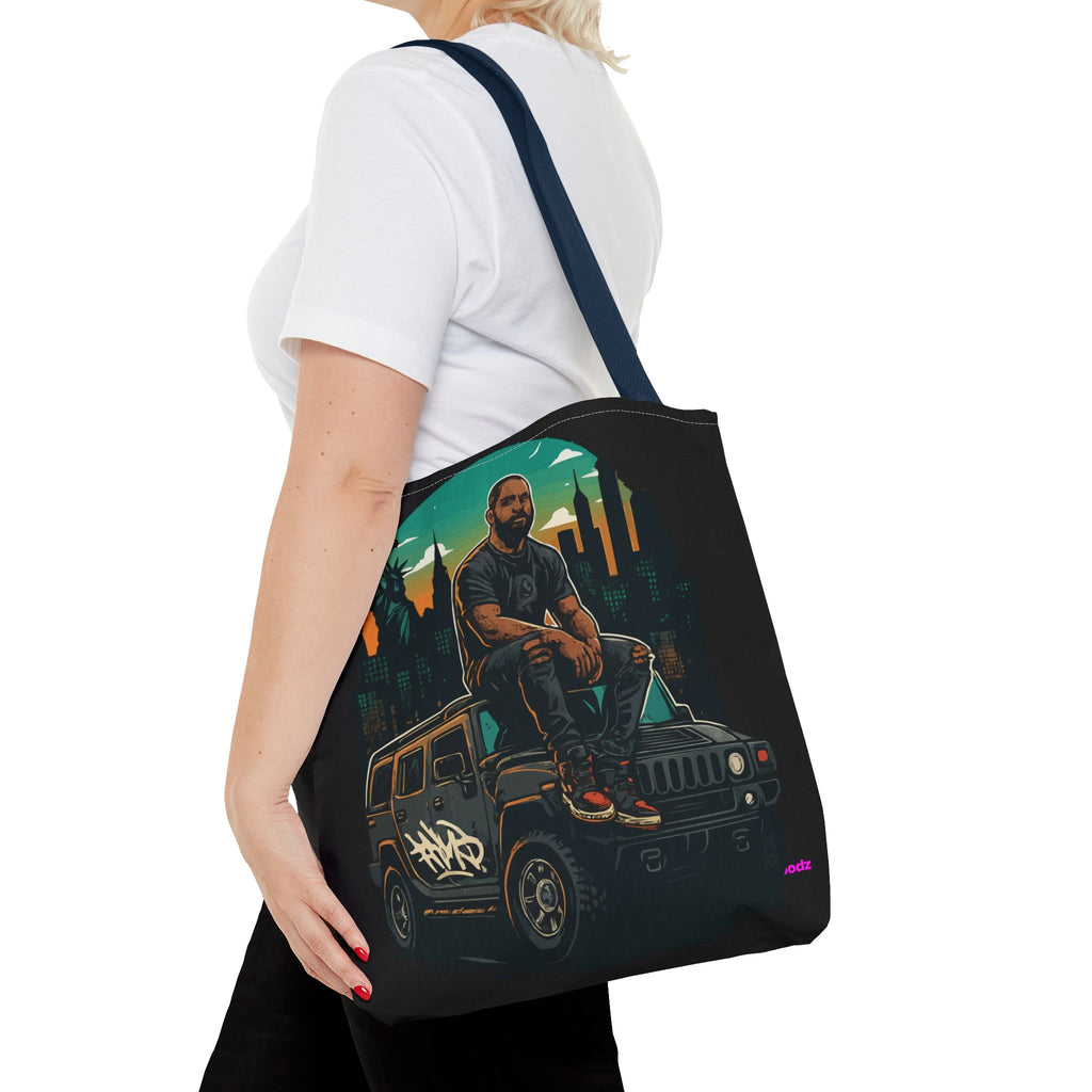 Hanging Out Tote Bag - Quirky Fun Bag