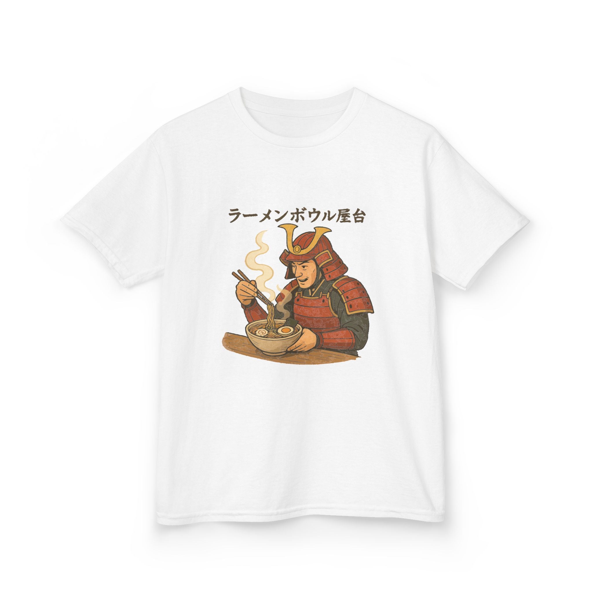 Ramen Bowel Street Food Kids Tee, Fun Graphic Tee, Kids Cotton T-Shirt