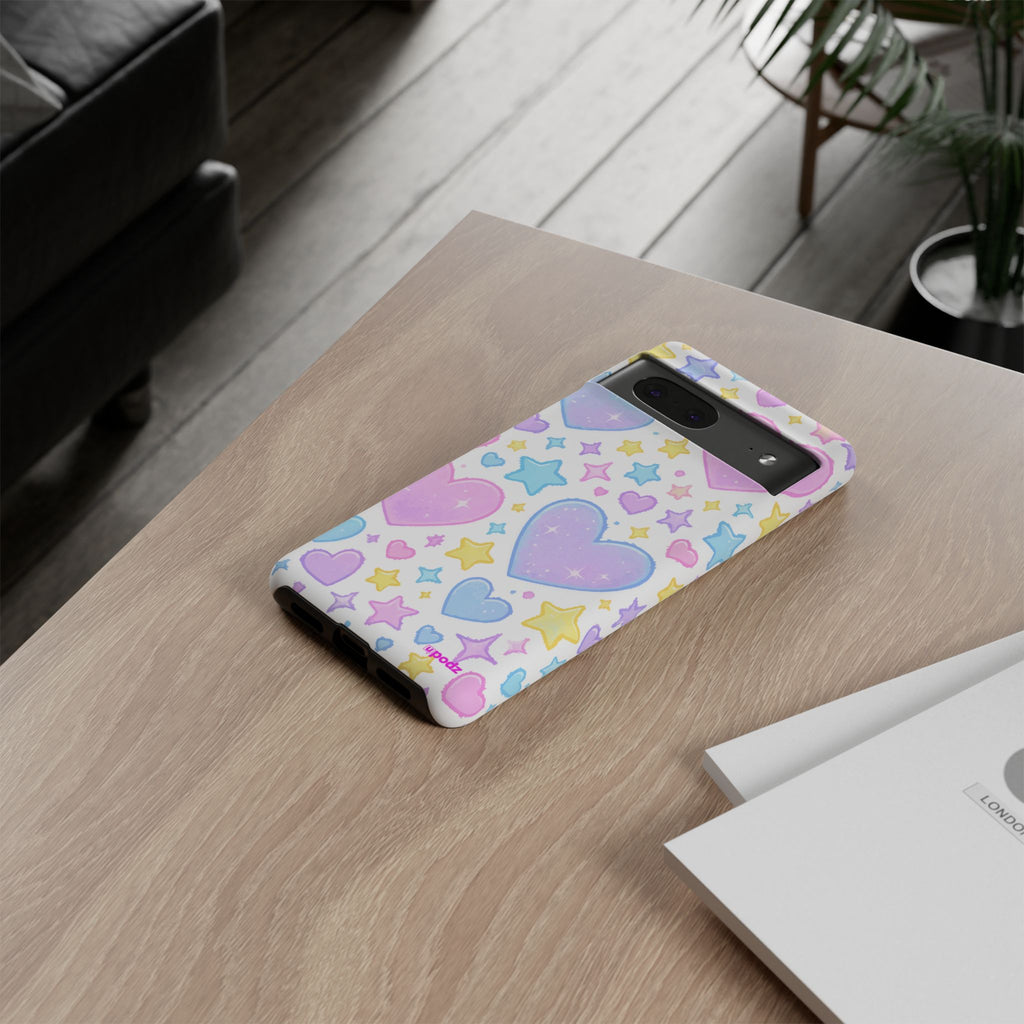 Colourful Doodle Design, Tough Cases, Phone Cover