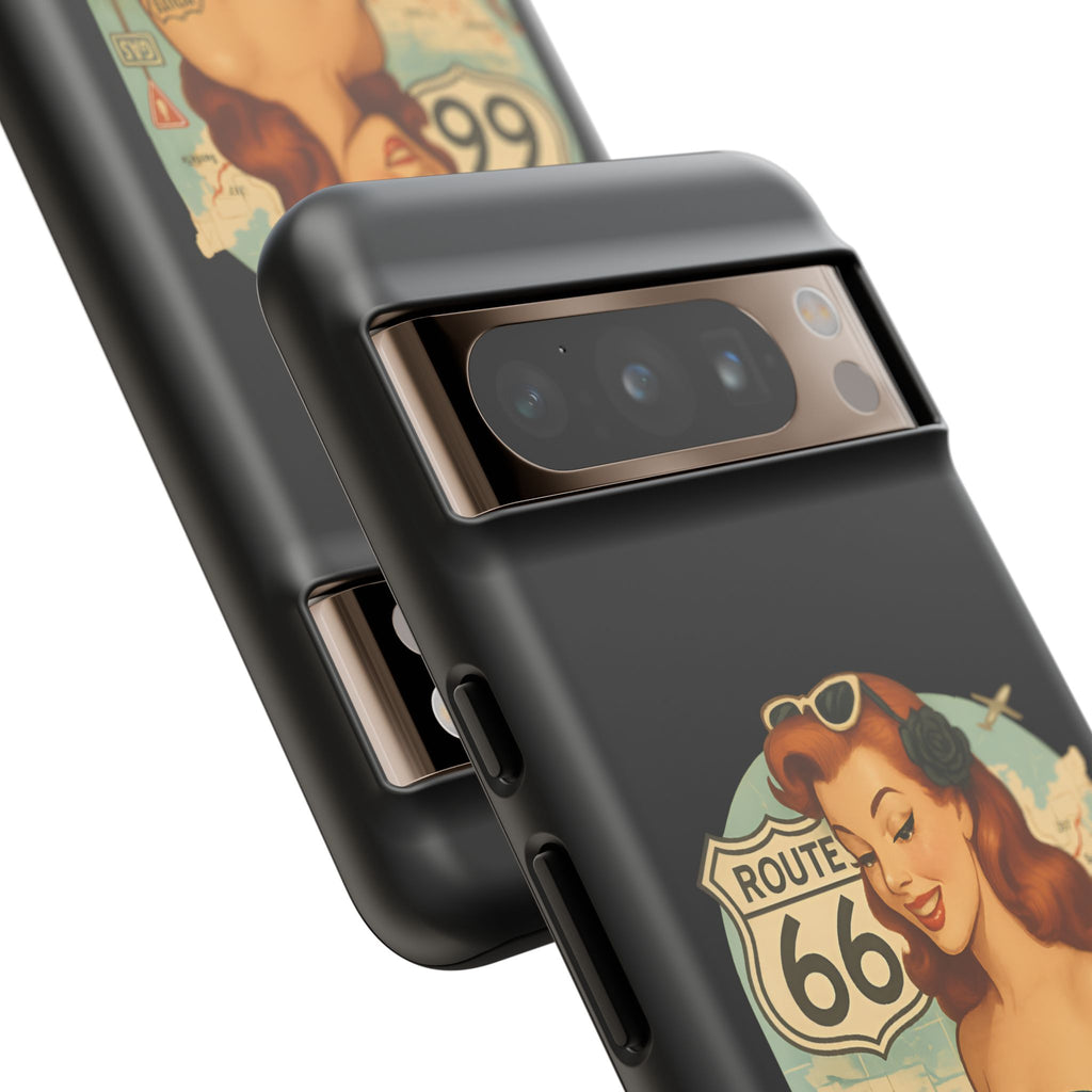 Route 66 Design, Tough Cases, Phone Cover, Unique Gift