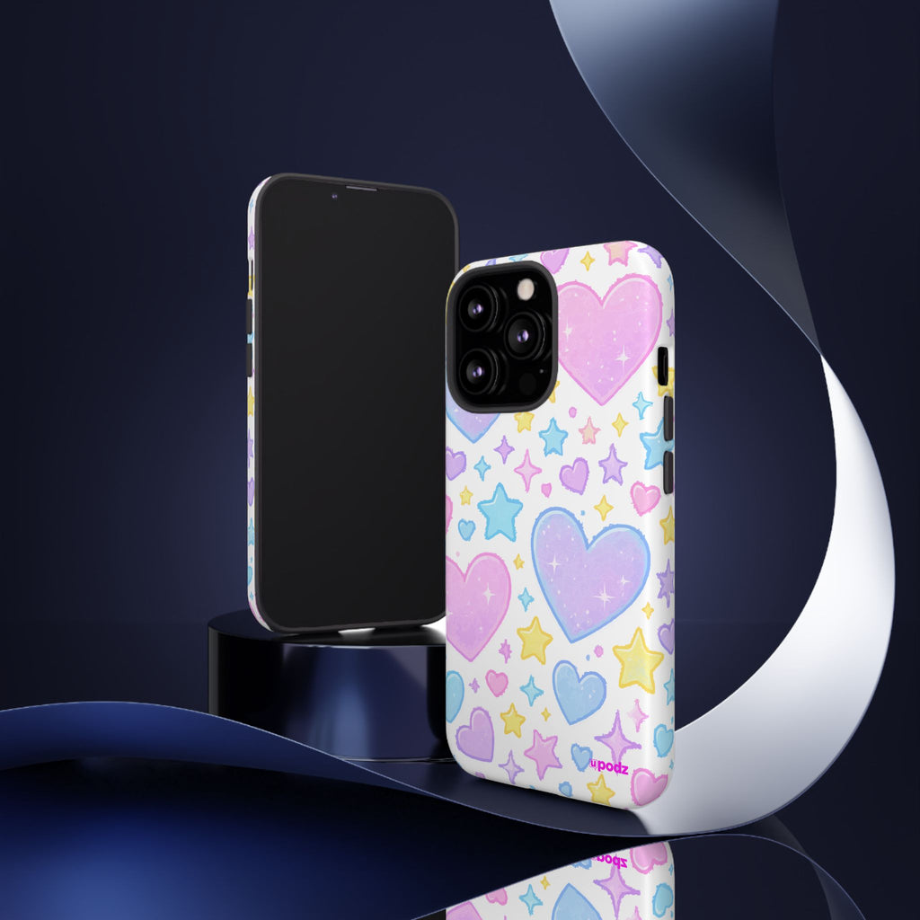 Colourful Doodle Design, Tough Cases, Phone Cover