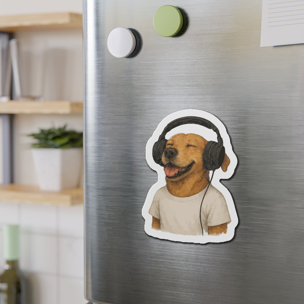 Puppy Vibes Die-Cut Magnets