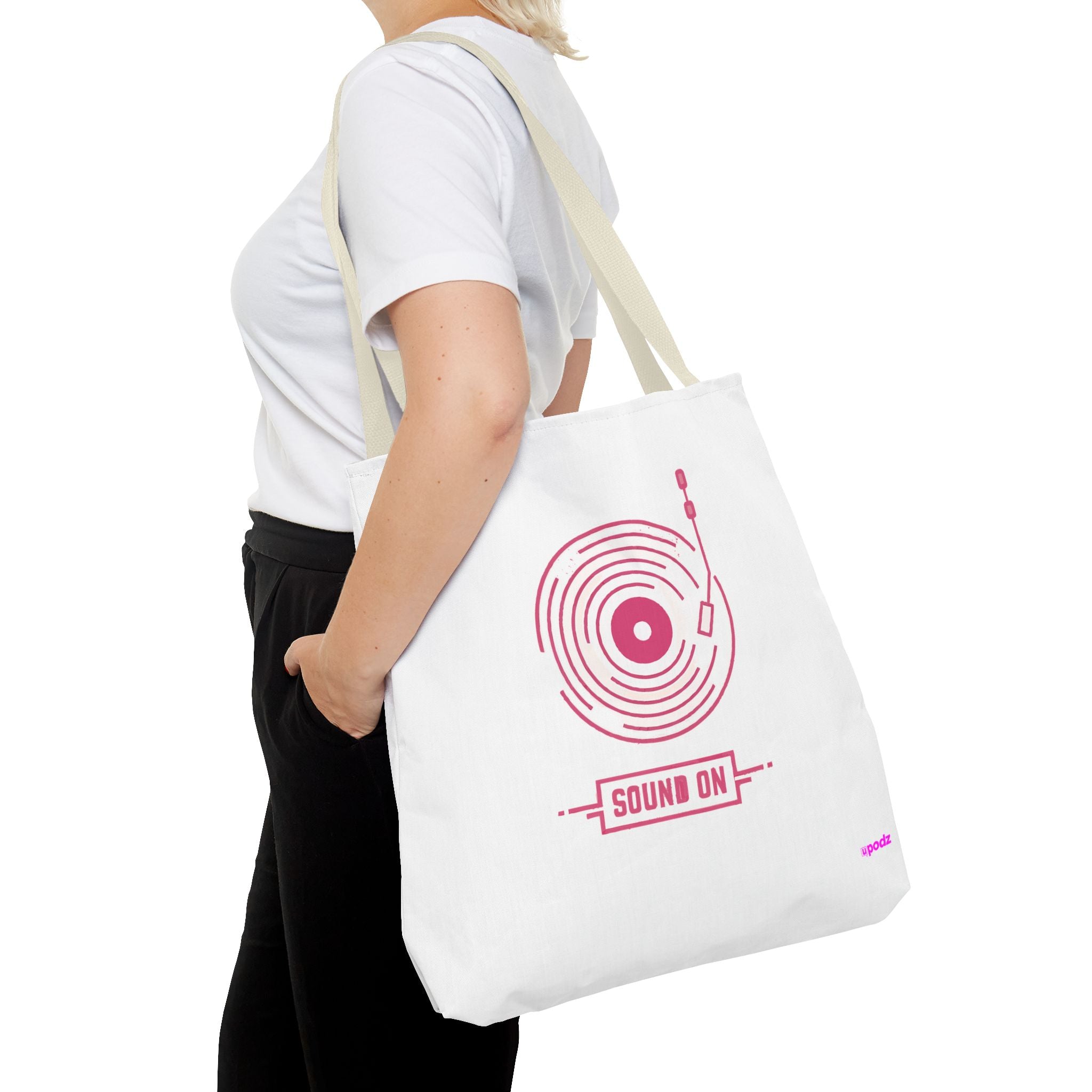 Sound On Tote Bag Design, Fun Bag