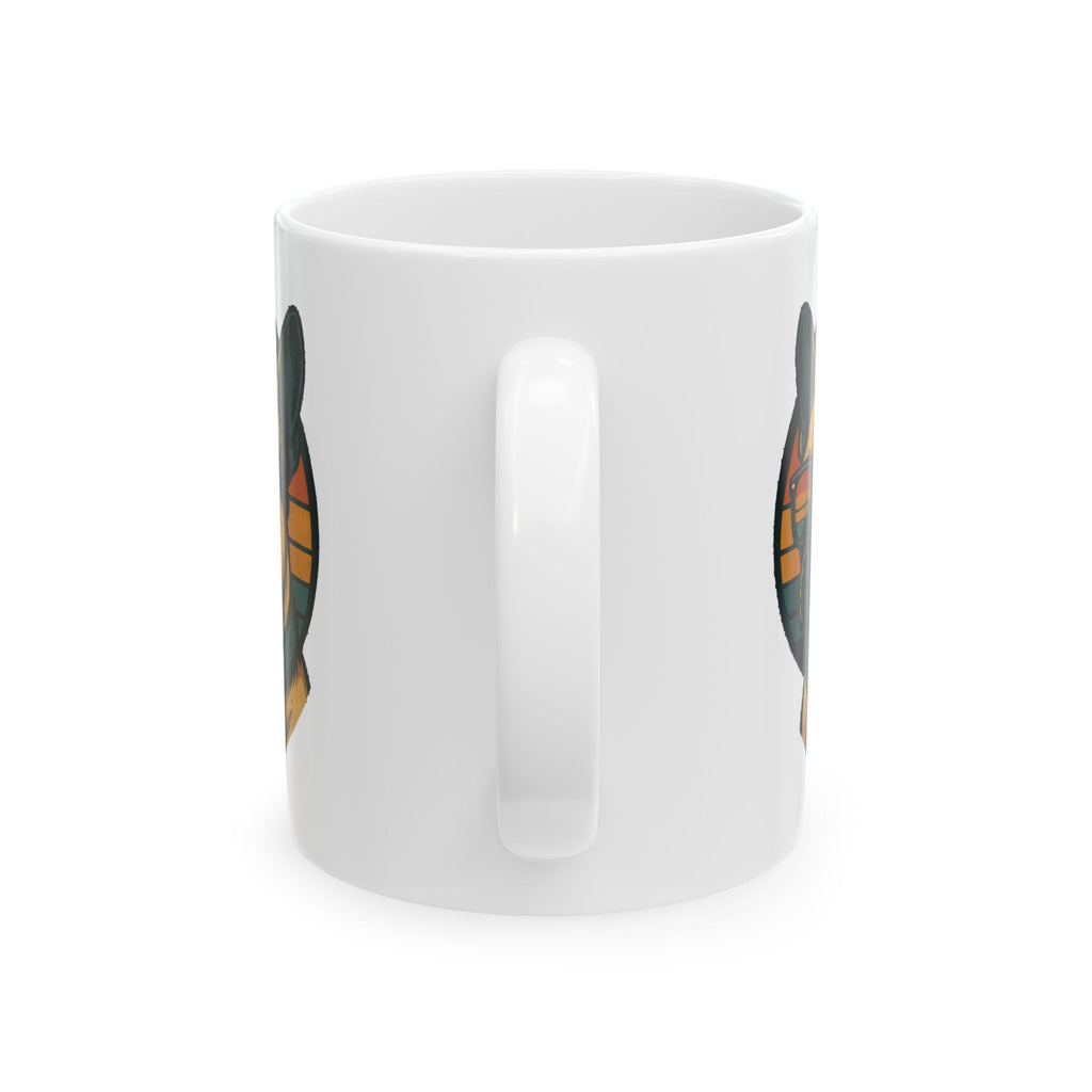 Bulldog Sunset Ceramic Mug |  Personalized Mug