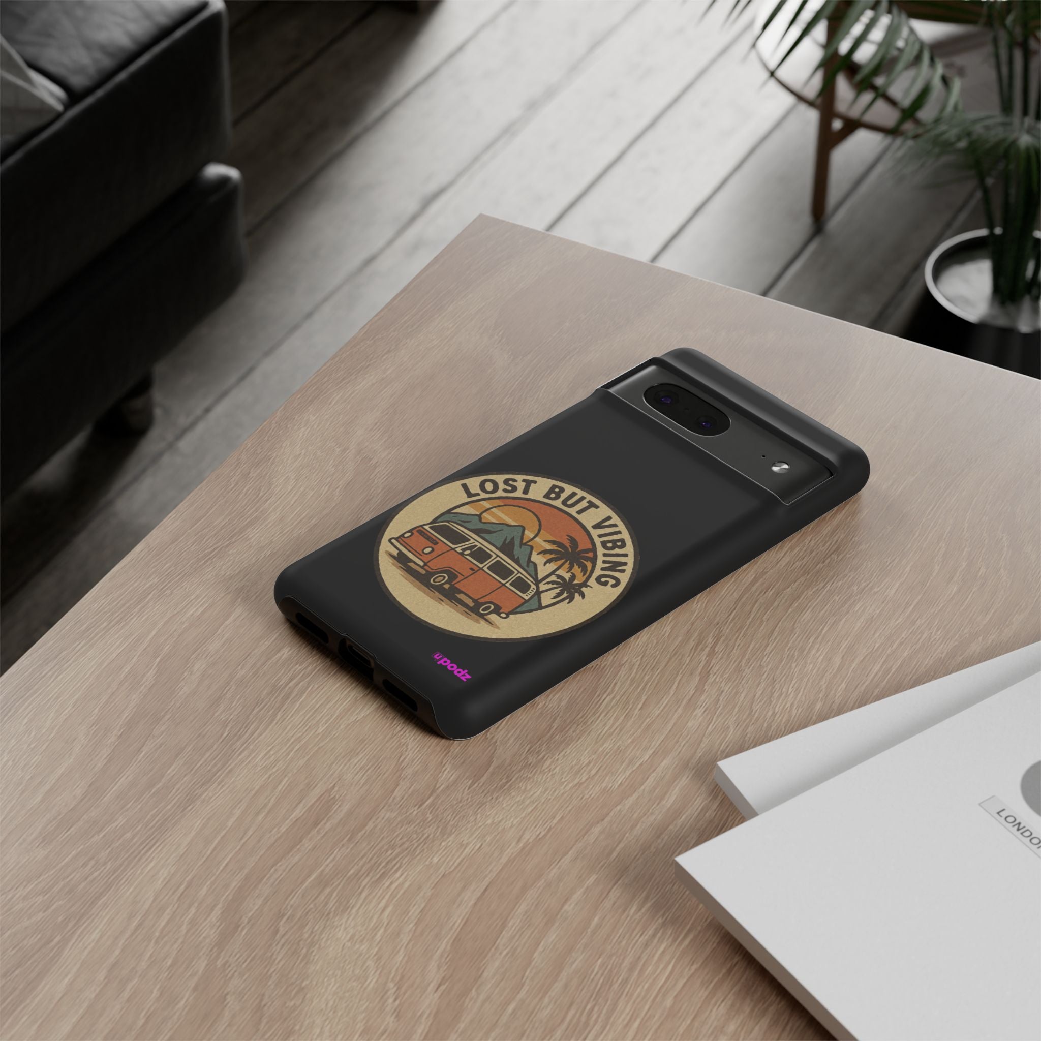 Lost But Vibing Design, Tough Cases, Phone Cover