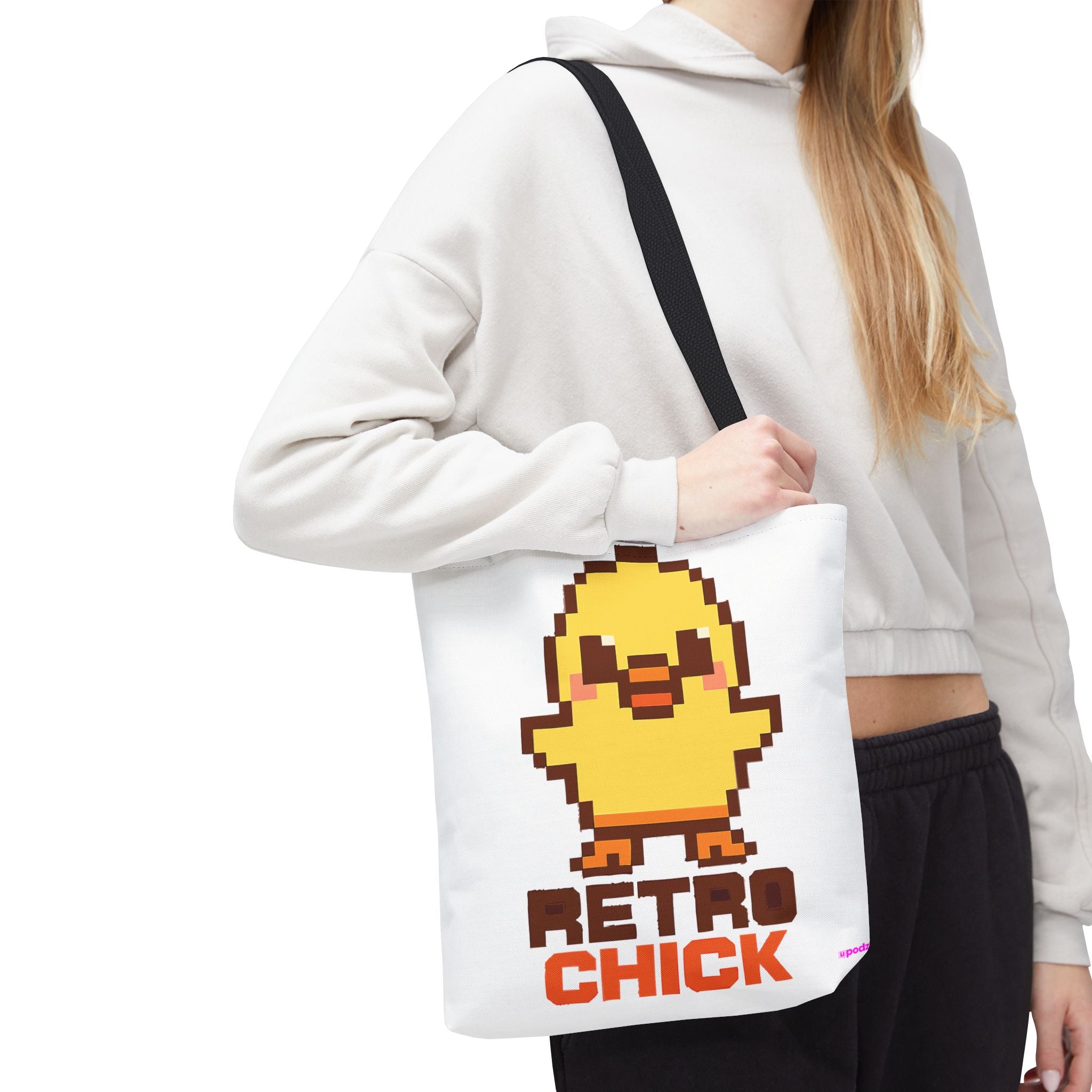 Retro Chick Tote Bag - Quirky Fun Bag
