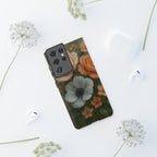 Floral Design White Cover Design, Tough Cases, Phone Cover