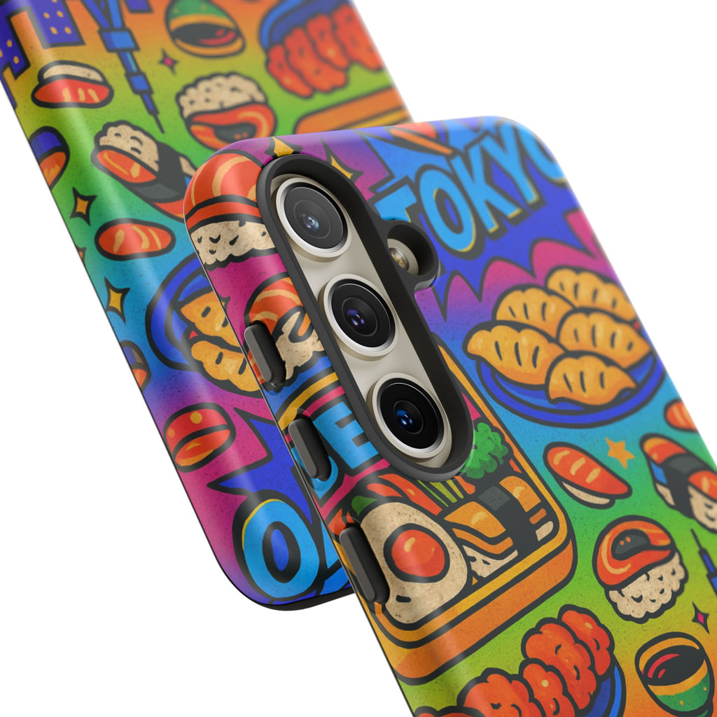 Bento Box, White Cover Design, Tough Cases, Phone Cover