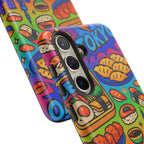 Bento Box, White Cover Design, Tough Cases, Phone Cover