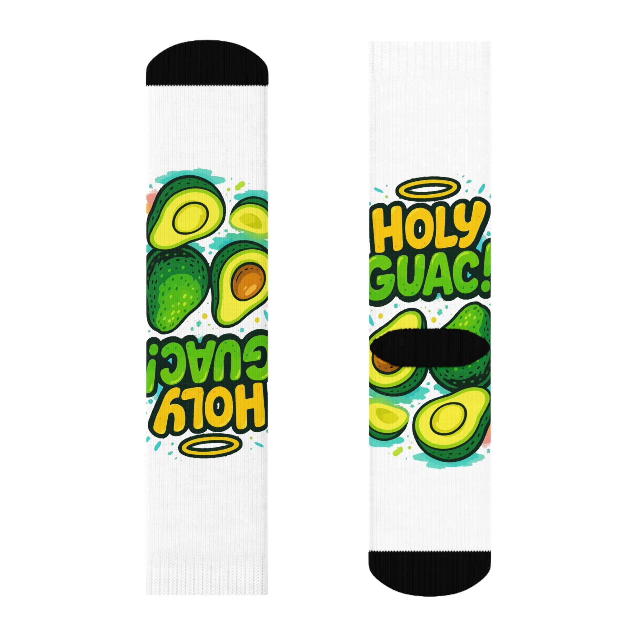 Holy Guac Crew Socks - Cool Socks
