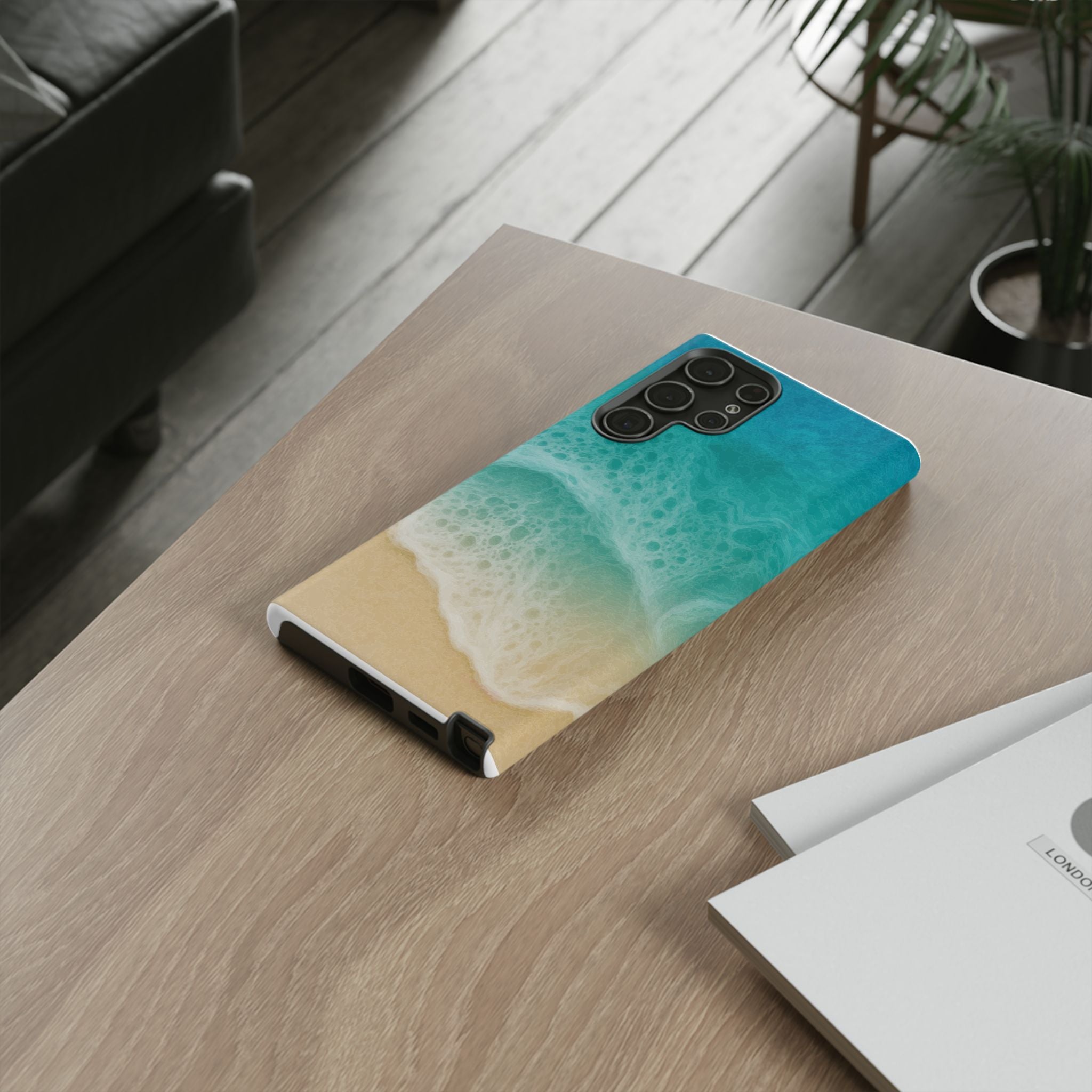 Resin Art, White Cover Design, Tough Cases, Phone Cover