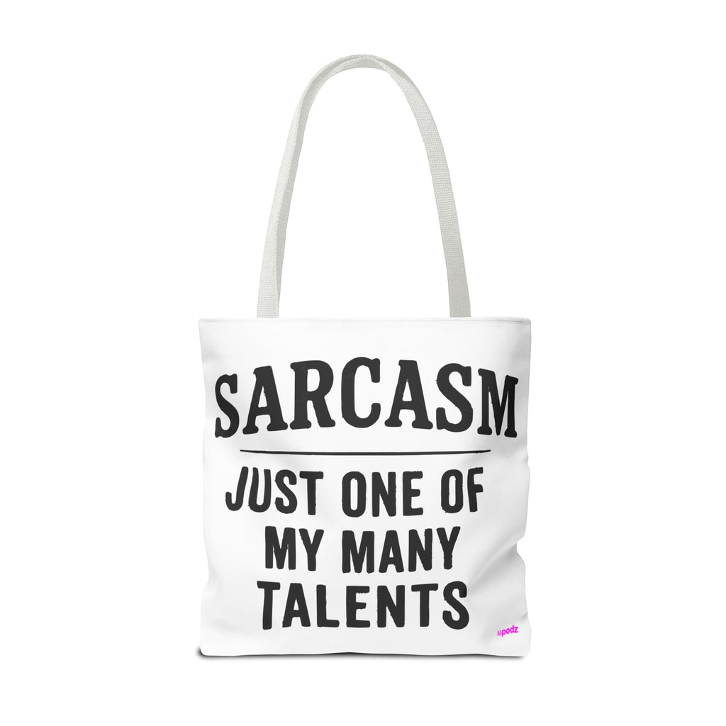 Sarcasm Tote Bag - Quirky Design, Fun Bag