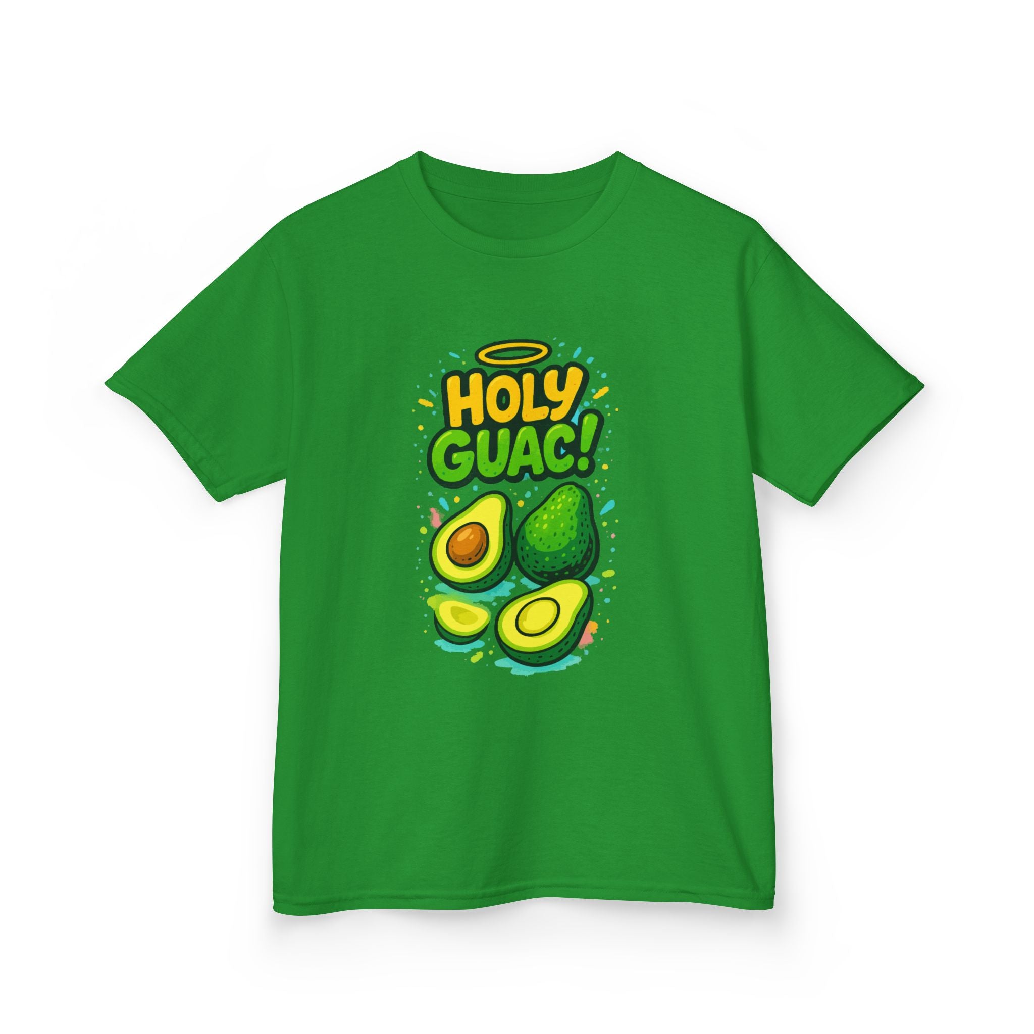 Holy Guac Kids Tee, Fun Graphic Tee, Kids Cotton T-Shirt