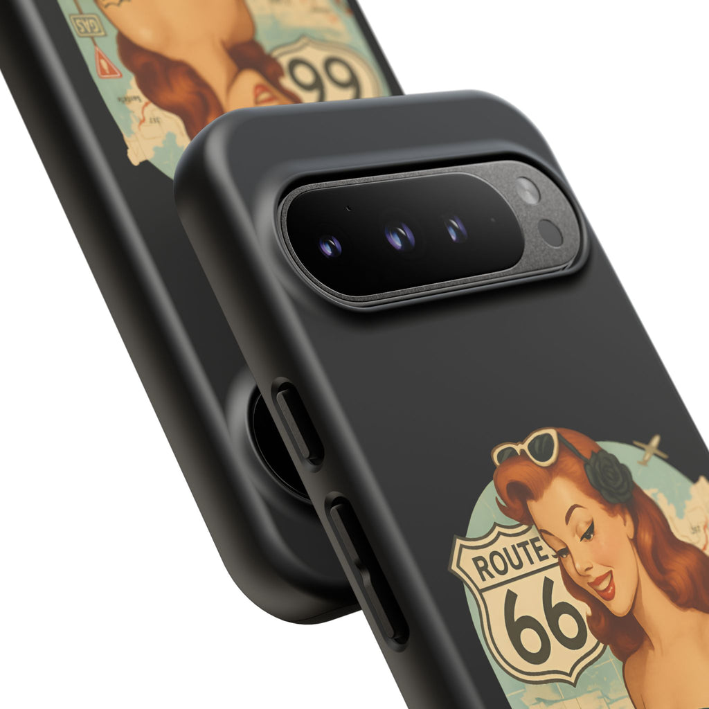 Route 66 Design, Tough Cases, Phone Cover, Unique Gift