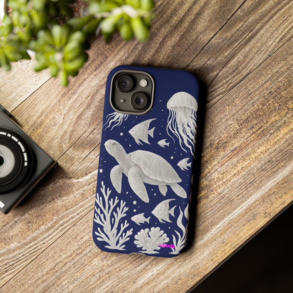 Sea Turtle Design, Tough Cases, Phone Cover