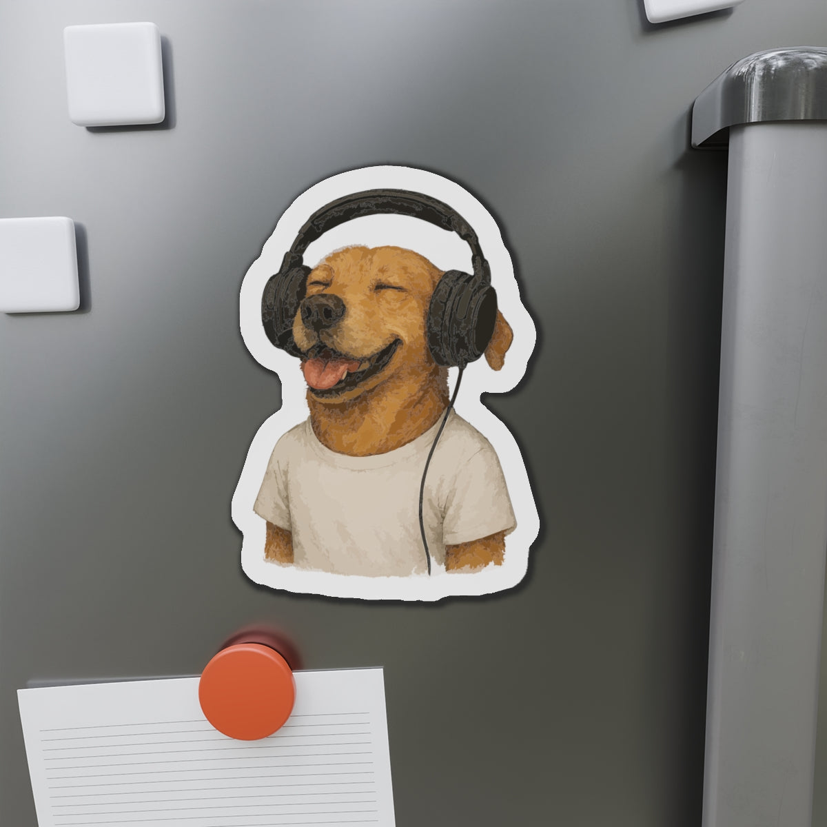 Puppy Vibes Die-Cut Magnets
