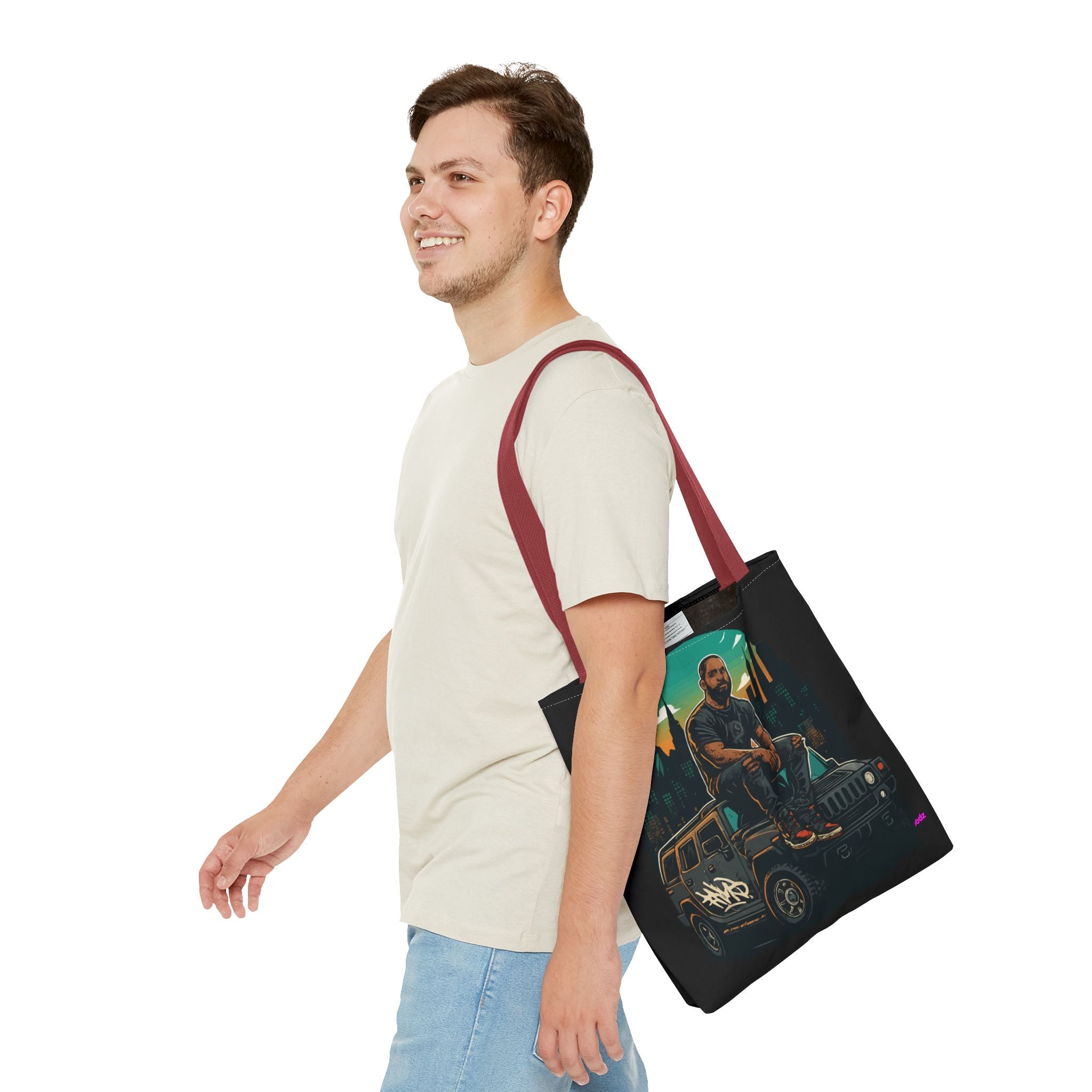 Hanging Out Tote Bag - Quirky Fun Bag