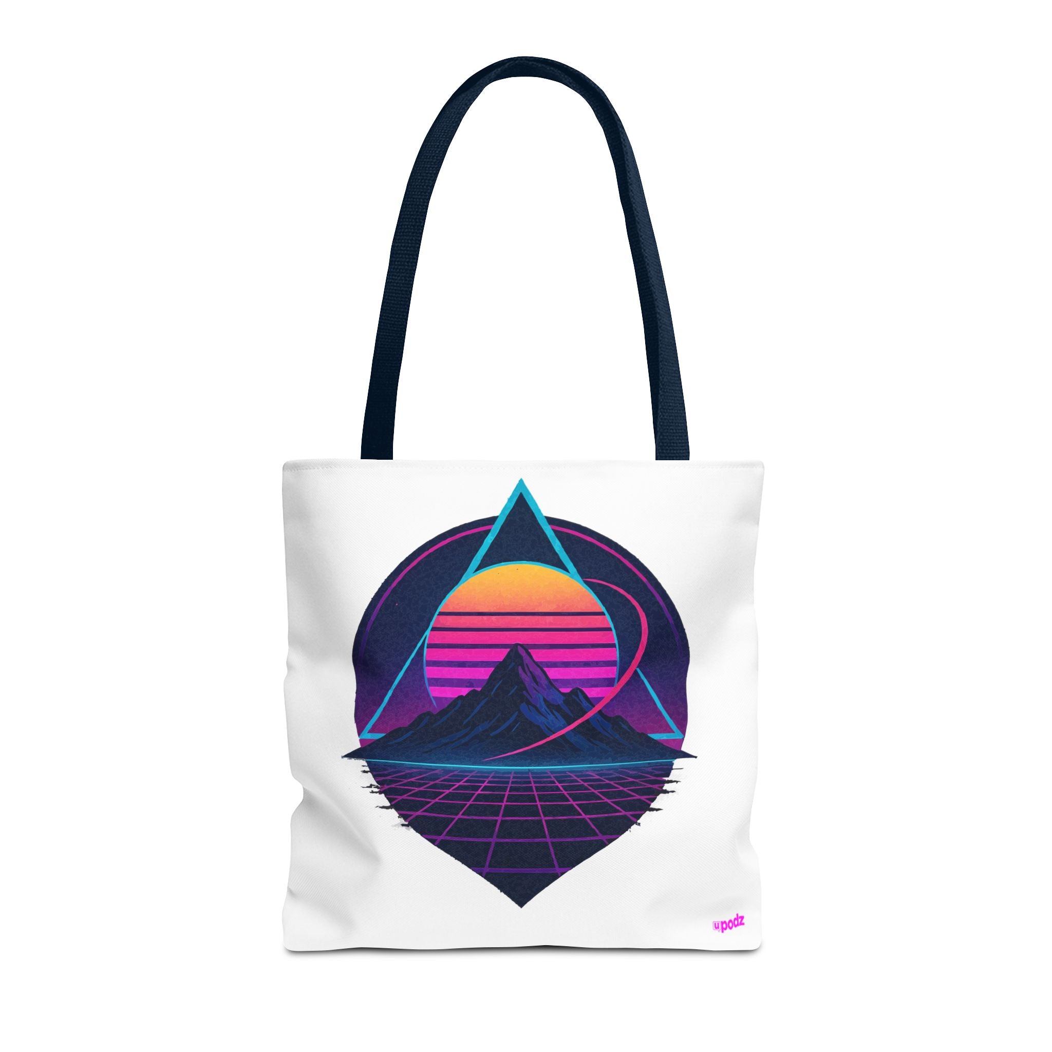 Sunset Mountain Tote - Quirky Design, Fun Bag