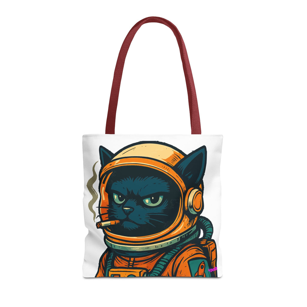 Smokin Cat Tote Bag - Quirky Fun Bag