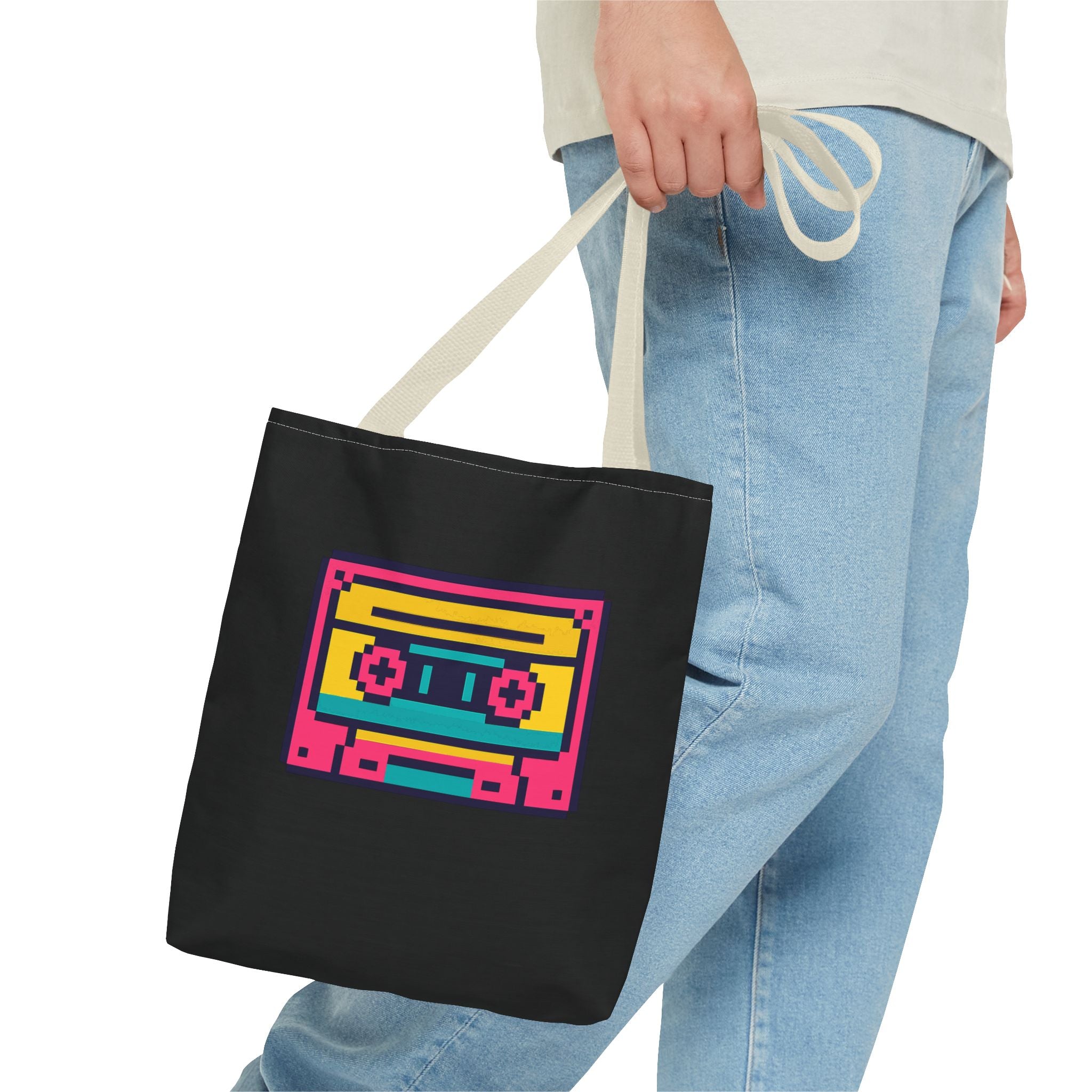 Tape Tote Bag, Inspirational Gift, Eco-Friendly Shopping Bag