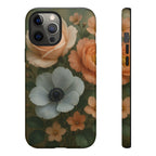 Floral Design White Cover Design, Tough Cases, Phone Cover