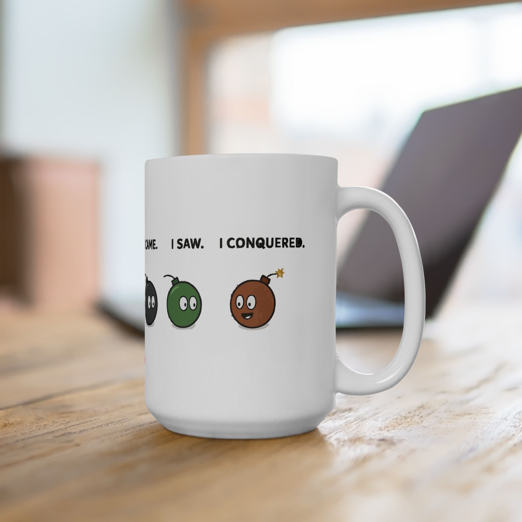 Came Saw Conquered Ceramic Mug |  Personalized Mug