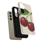 Red Cherry Design, Tough Cases, Phone Cover